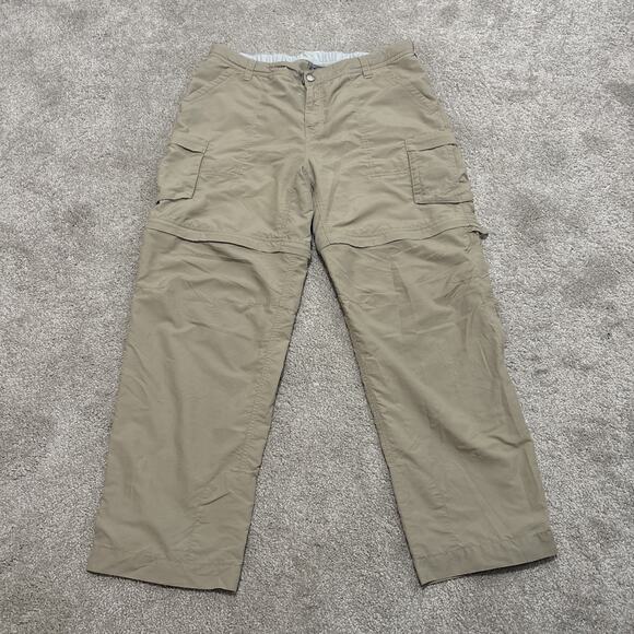REI Co-Op Sahara Convertible Pants Beige Zip Off Women’s Size 14 - Picture 1 of 5